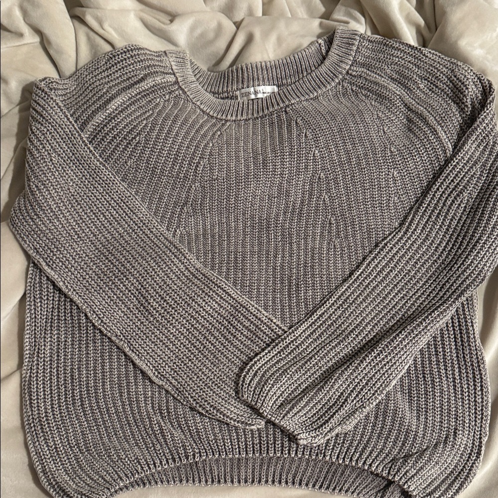 Zenana Mocha Knit Women's Sweater